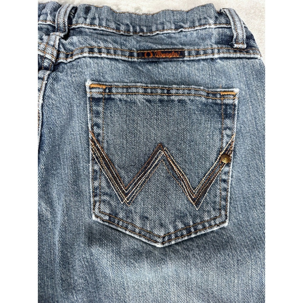 Wrangler Cash Cowgirl Cut Jeans Women's 9/10 x 36 100% Cotton - Picture 14 of 16